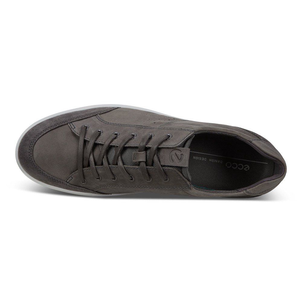 Mens Sneakers - ECCO Soft Classic - Dark Grey - 4732SZQKC